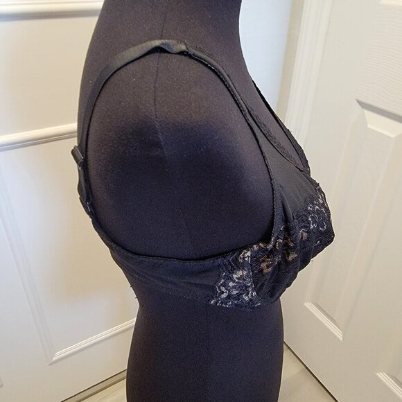 Y2K Barely Breezies Lace nylon underwire bra, size 38C - Picture 7 of 12